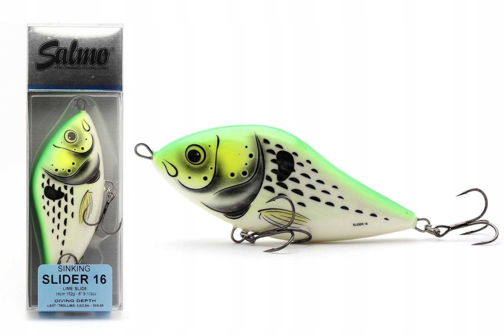 Salmo Slider Special Edition Lime Slide 16cm