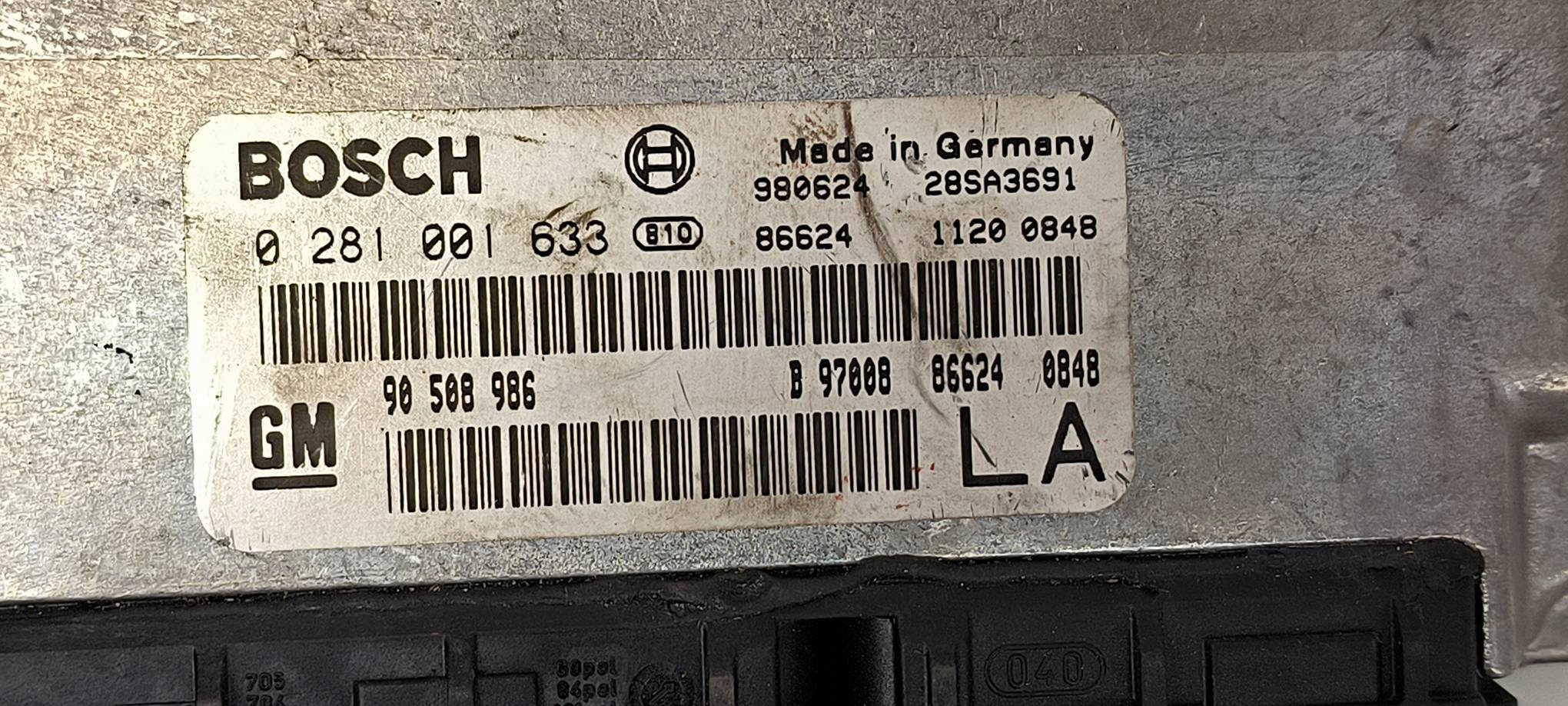 Computer 0281001633 2.0 DTI OPEL VECTRA B