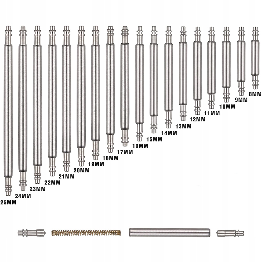 TELESKOPY DO ZEGARKÓW ZEGARKA PASEK UNIWERSALNY DUŻY ZESTAW 360 SZT EAN (GTIN) 5906293610061