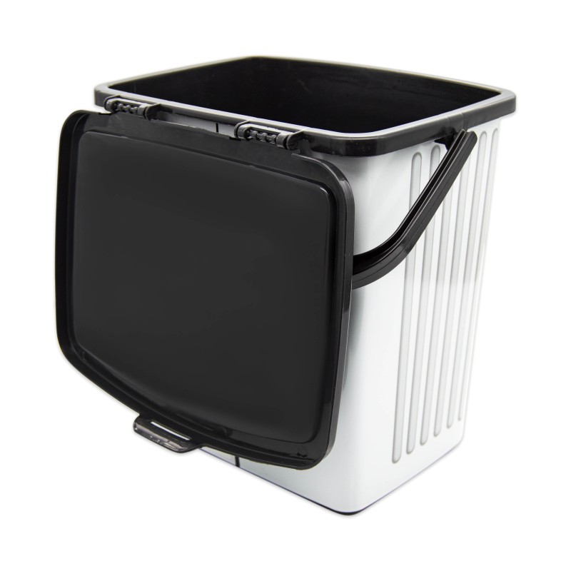 POJEMNIK NA PROSZEK DETERGENTY KAPSUŁKI DO PRANIA NA KARMĘ 5L ZAMYKANY biał Marka Tragar