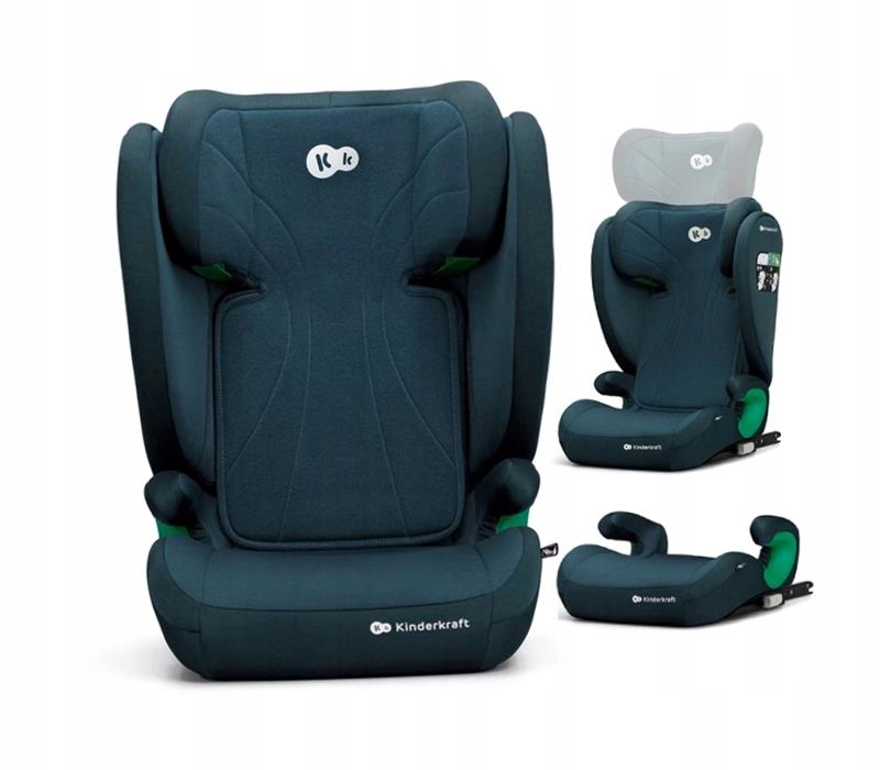 Kinderkraft Junior FIX2 Fotelik Samochodowy Isofix Dla Dziecka 15-36KG Adac