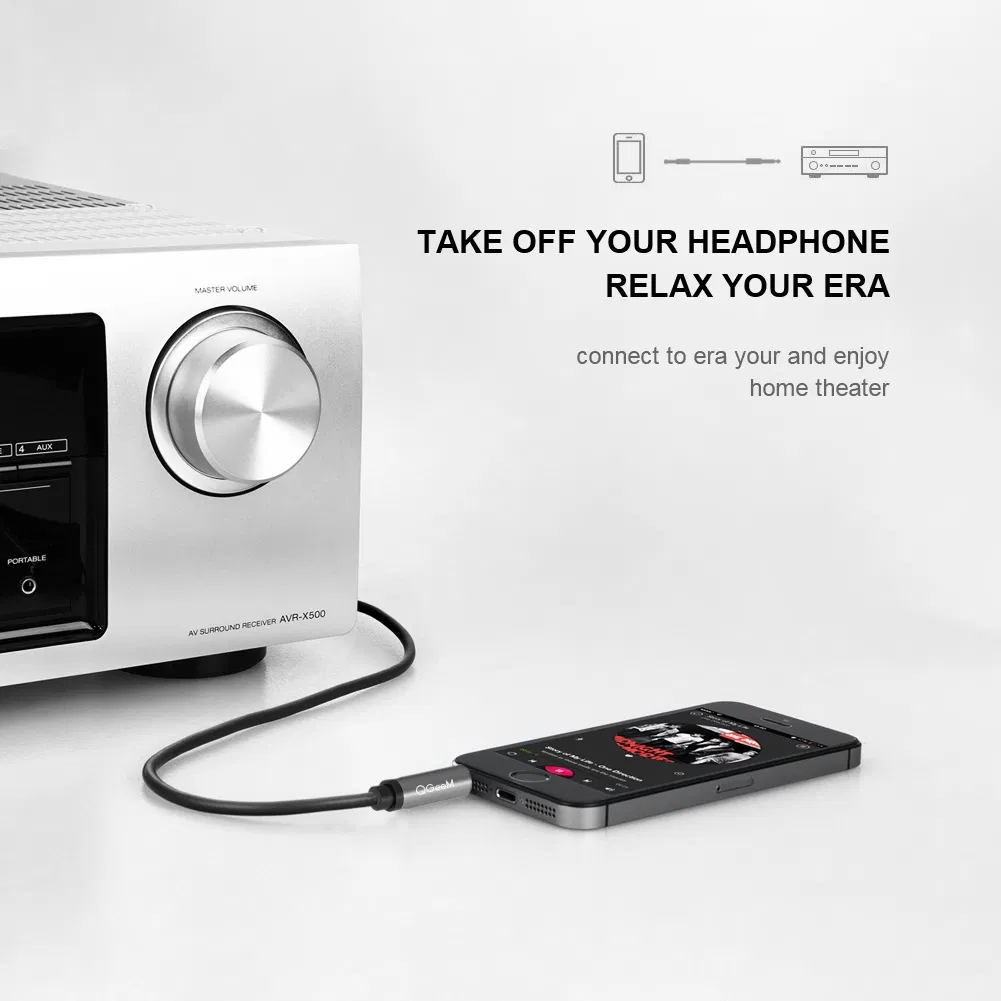 KABEL Aux Audio Mały Jack Duży Jack 3.5 to 6.35 EAN (GTIN) 6974393001422