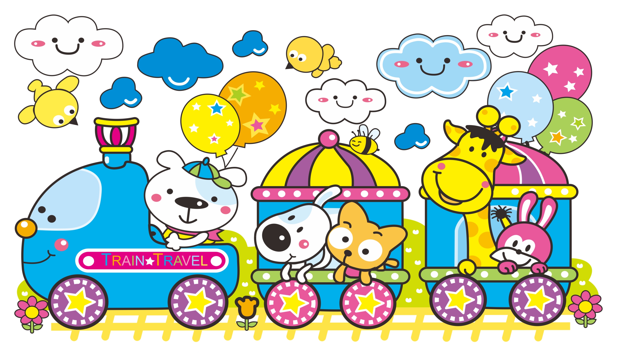 

Naklejka Na Okno Szybę Meble Lustro Pociąg Zoo