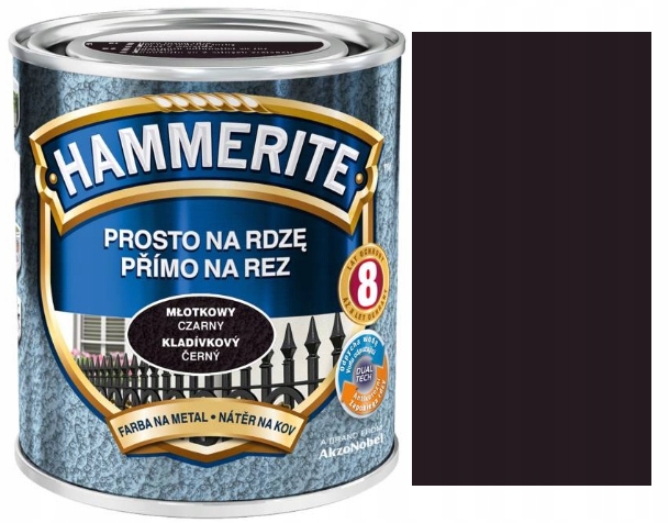 

Hammerite Prosto Na Rdze Młotkowy Czarny 0,7L