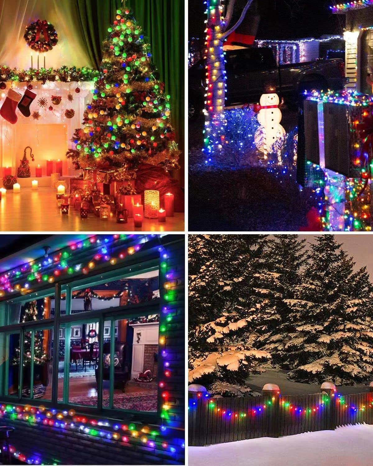 Globe Wodoodporne Lampki Kule Girlanda Świąteczna 60 Led 7M Boże Narodzenie — miniatura 8