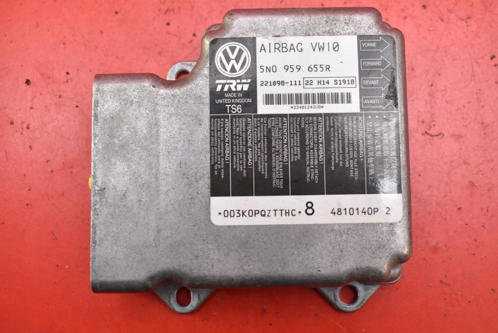 modulo SENSOR airbag airbag 5N0959655R VW PASSAT B7 10-15