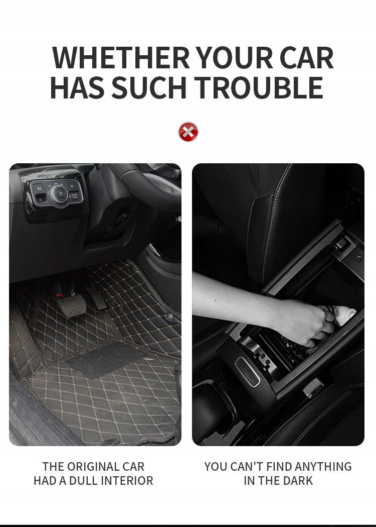 High Brightness LED Touch Light USB Charging Car Interior Lighting Magic Kod producenta 5