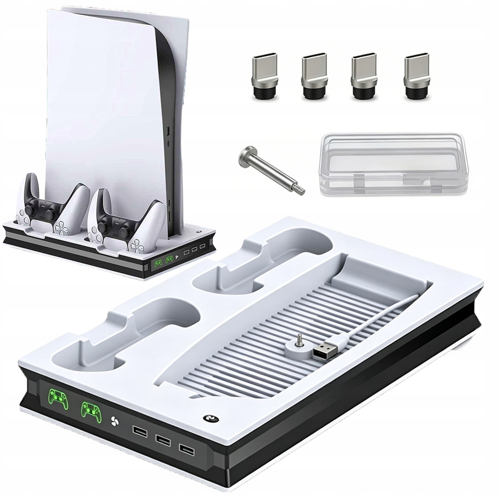 Wielofunkcyjny Podstawka Chłodząca Ładowarka Do Padów PS5 Slim, Standard