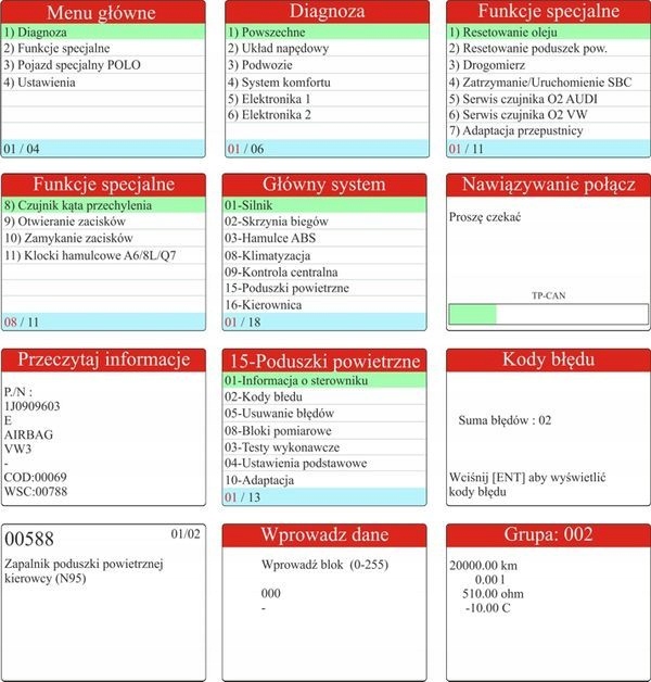 Interfejs Skaner Vscan MULTI ITS 2w1 VAG + OBD2 PL Kod producenta 5904730104371