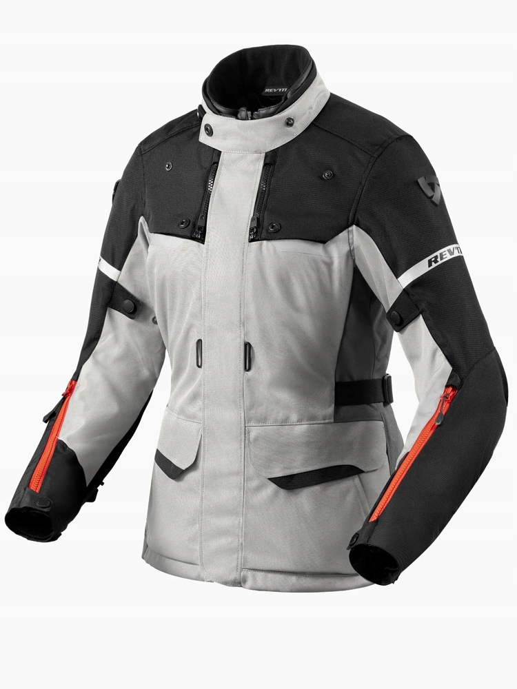 Kurtka damska REV'IT! Outback 4 H2O szaro-czarn 44