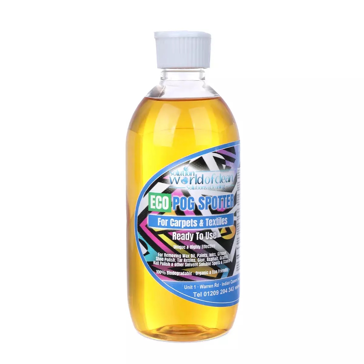 Solution Wolrd Of Clean Pog 500ml odstraňovač skvrn na barvu, olej, inkoust