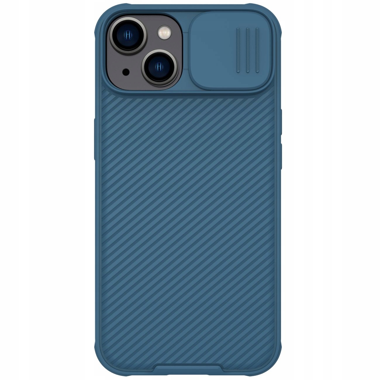 Nillkin CamShield Pro Case etui iPhone 14 Plus osłona na aparat niebieski