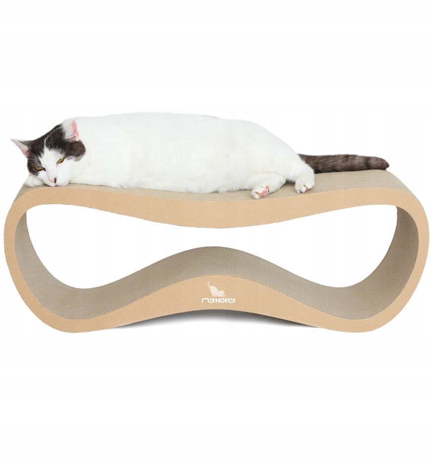 Levně Drapak Pro Kočky Kartonový Velký Pelíšek 75x26x25 cm Mykotty