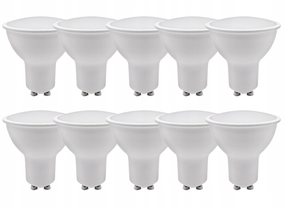 10x Led žárovka Samsung 7W ~60W GU10 Studená Premium