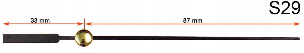 

Wskazówka Sekundowa Sekundnik Do Zegara s29c/G