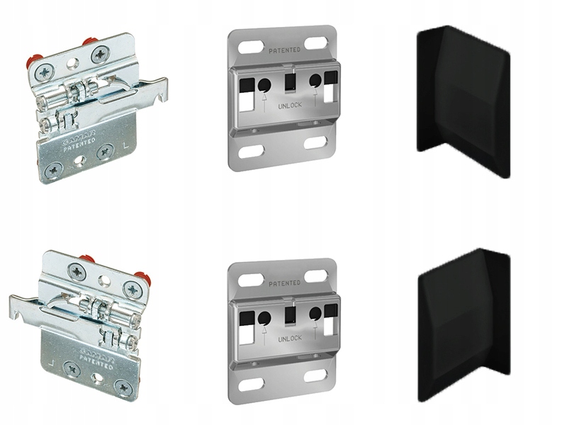 ZAWIESZKA CAMAR 807 CZARNA - KOMPLET 240kg