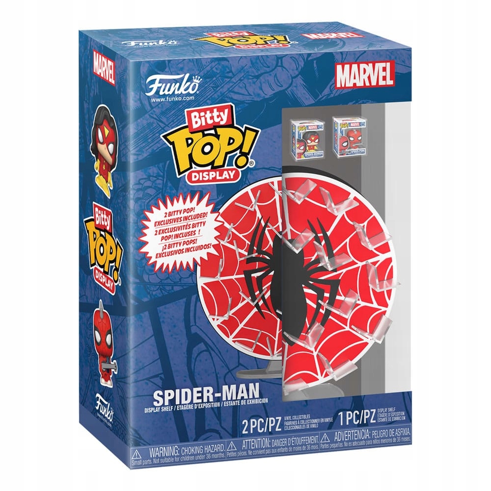 Marvel Bitty Pop! Display s 2 vinylovými figurkami Spider-Man Web