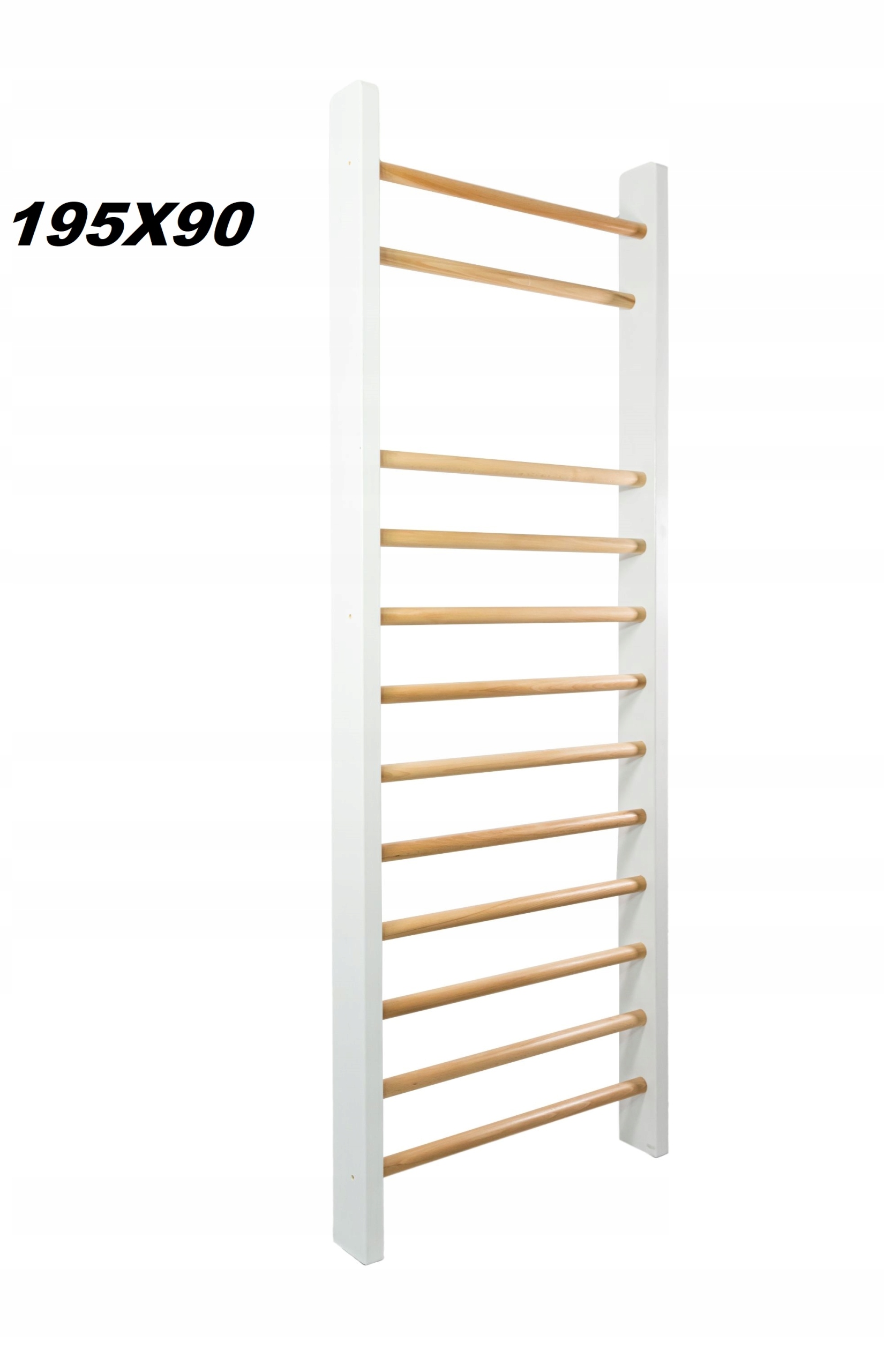 Tréninkový Gymnastický Žebřík 195X90 Bílý