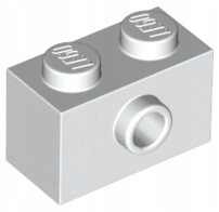 

Lego Klocek 1x2 Wypustka Biały (86876/6383982)