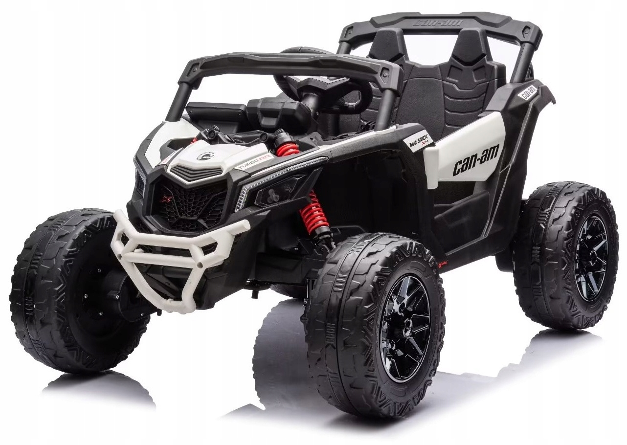 Auto na akumulator pilot skóra EVA 4x4 180W MAVERIK CAN-AN biały PRAWKO
