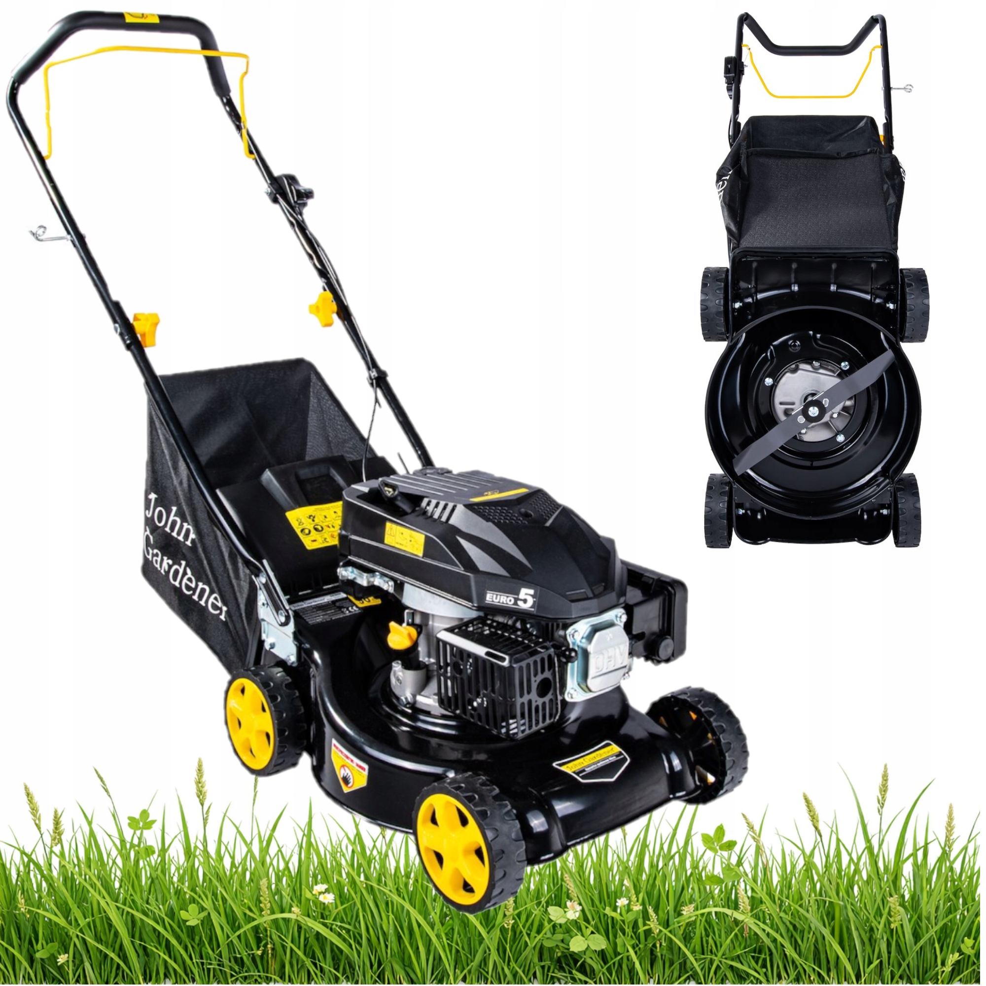 Kosiarka spalinowa Ohv 4-suwowa Mocna 2,7kW pojemna 40L Metalowa obudowa Jg