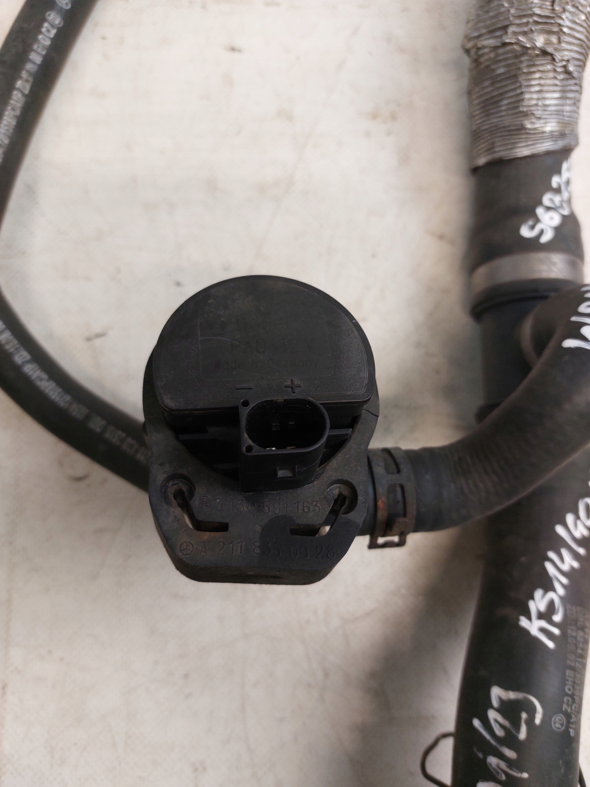supplementary water pump MERCEDES W211 1.8K