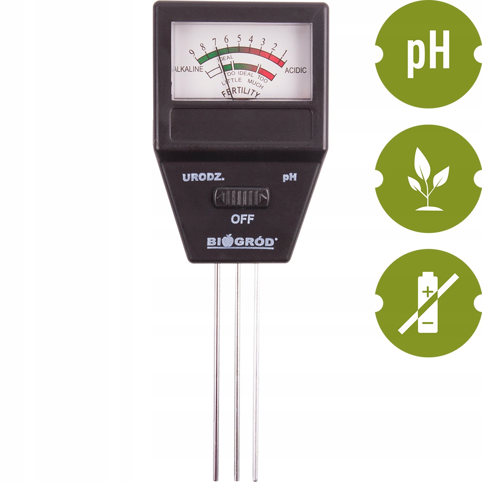 

Kwasomierz Miernik Ph Tester Gleby Ziemi 071708