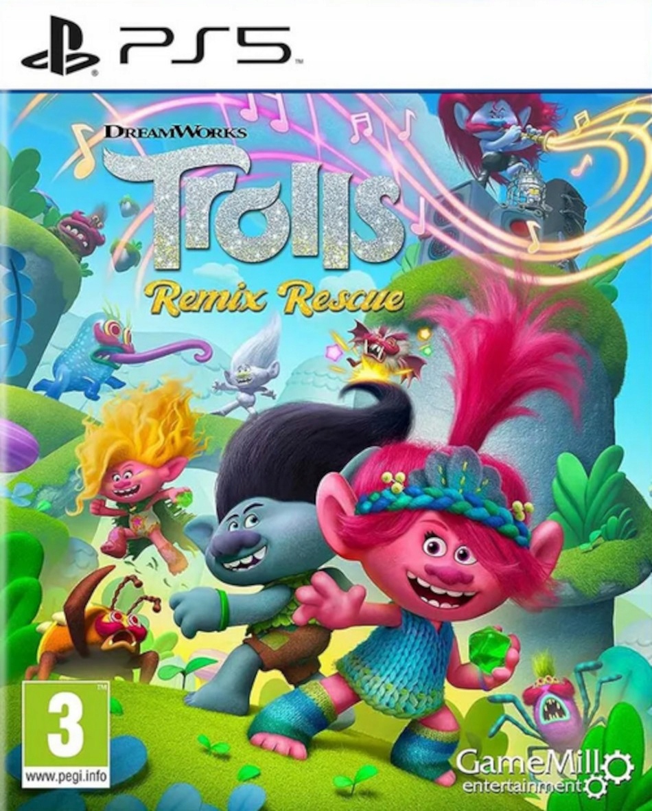 DreamWorks Trolls Remix Rescue PlayStation 5 (PS5) pudełkowa