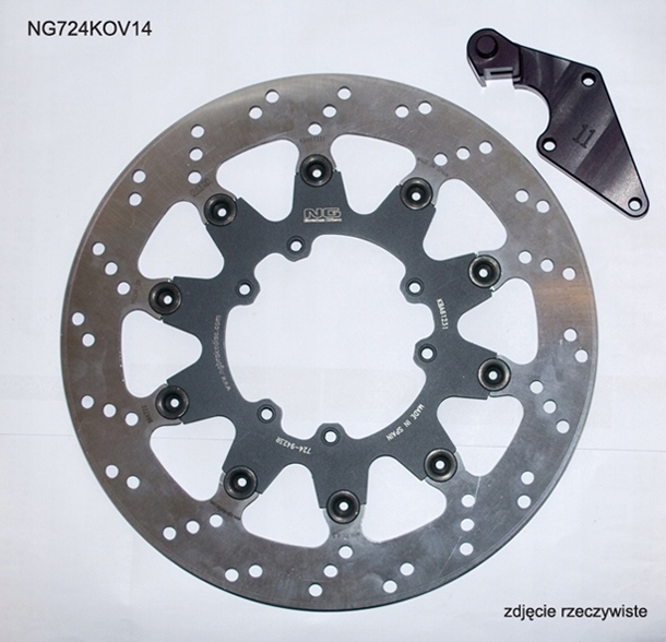Ng Predný Brzdový Kotúč S Adaptérom Oversize (320X101X5) Honda Cr 125 '04