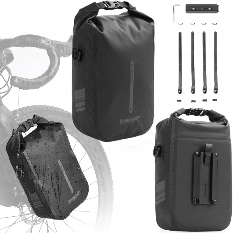 Rhinowalk Sakwa Rowerowa Na Przedni Widelec Wodoodporna Torba Na Rower 4L