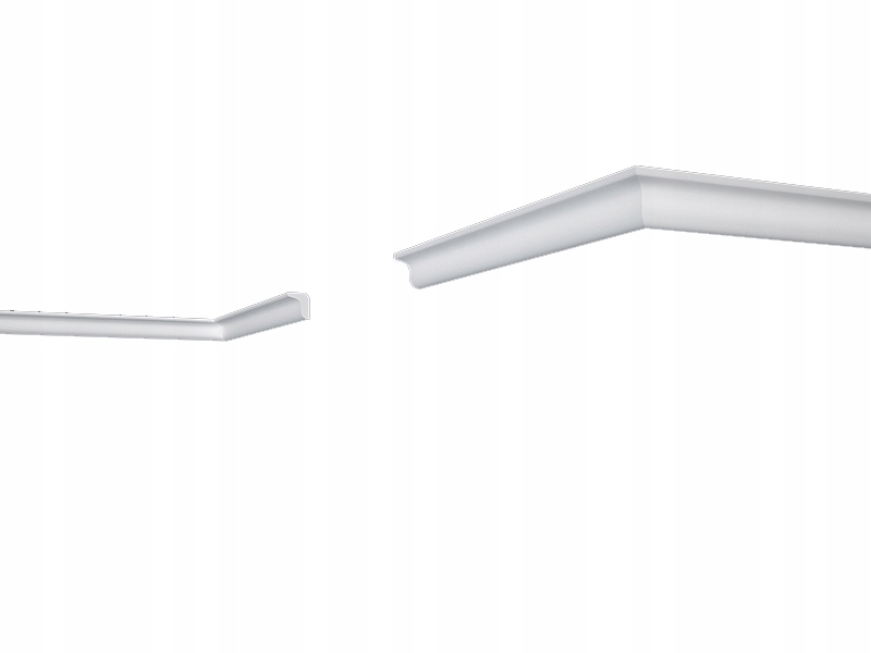 Dekoracyjna listwa PRZYSUFITOWA E-3 BIAŁA XPS 4mb