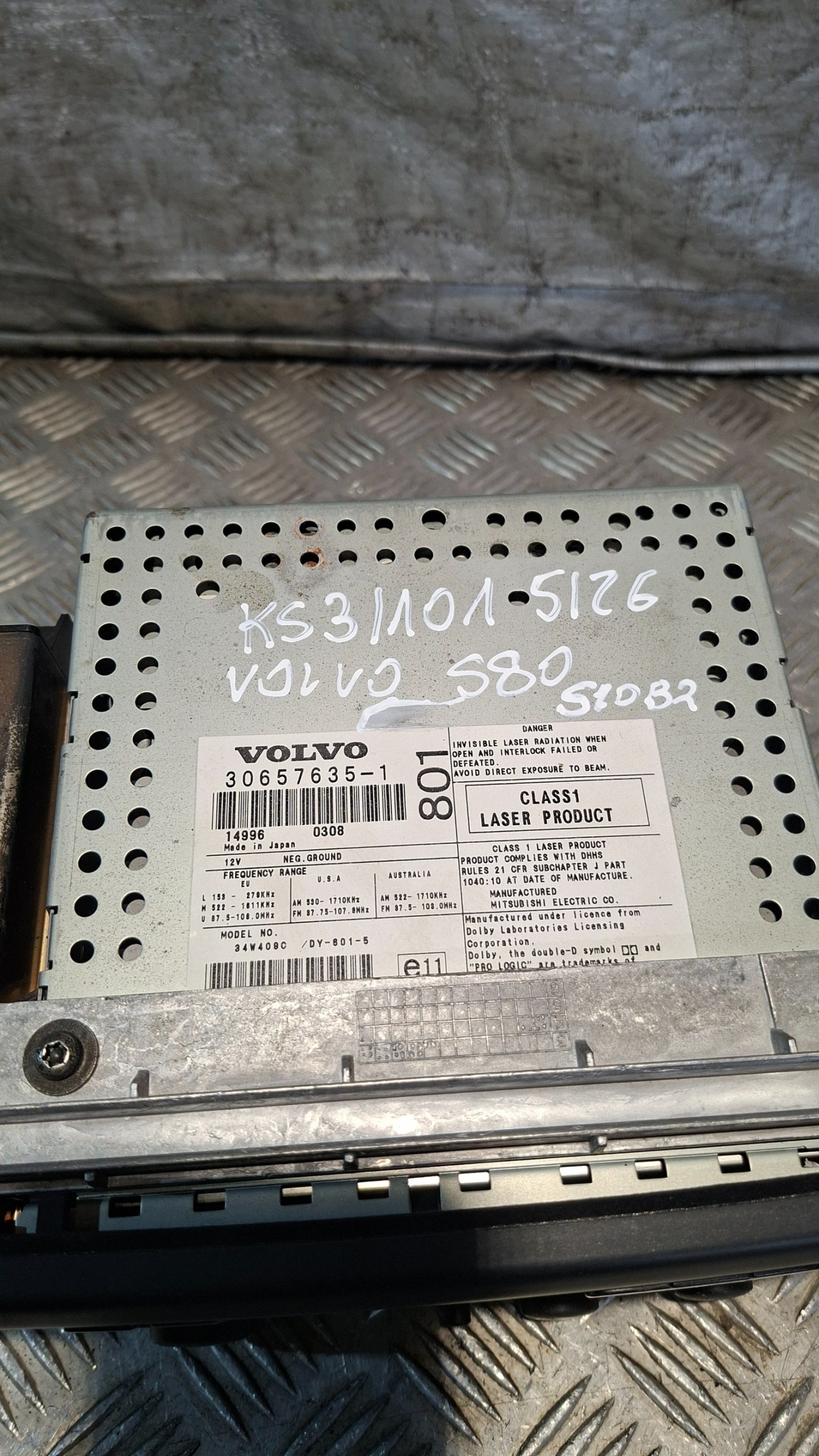 RADIO VOLVO S80