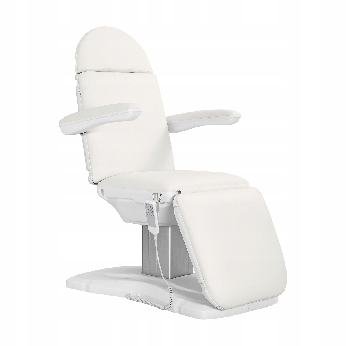 Elektrické kosmetické křeslo Sillon Eclipse 3 motory, bílá barva