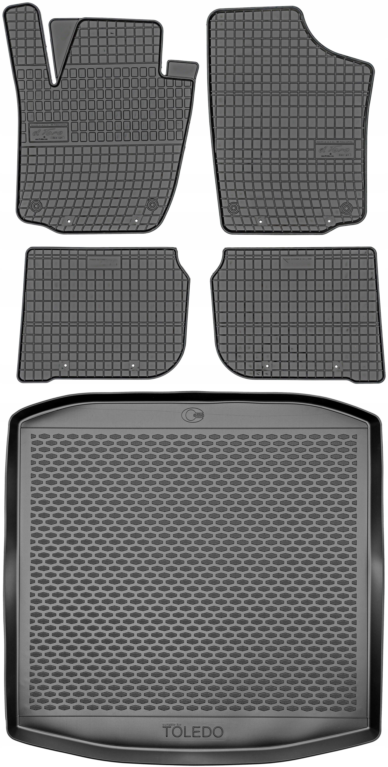 Seat Toledo IV Liftback od roku 2012-2018 Sada Koberce batožinový priestor