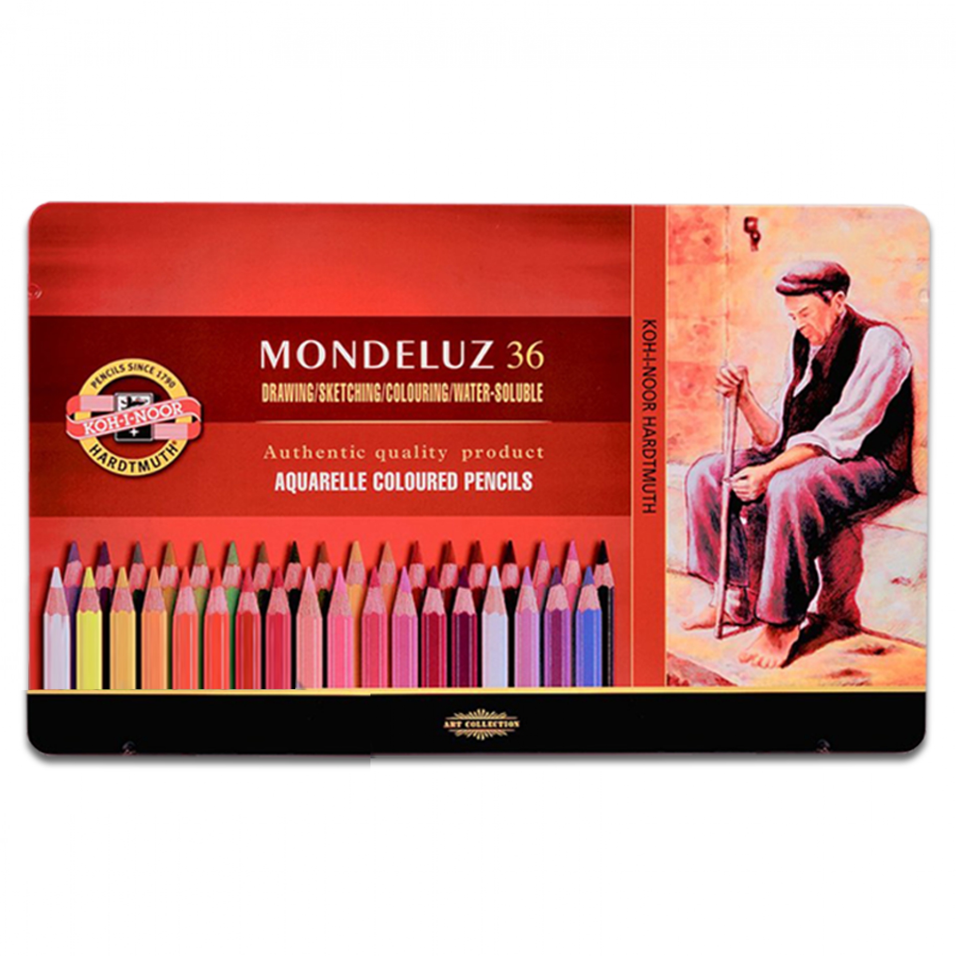 Sada pastelek Mondeluz 36 v kazetě 3725