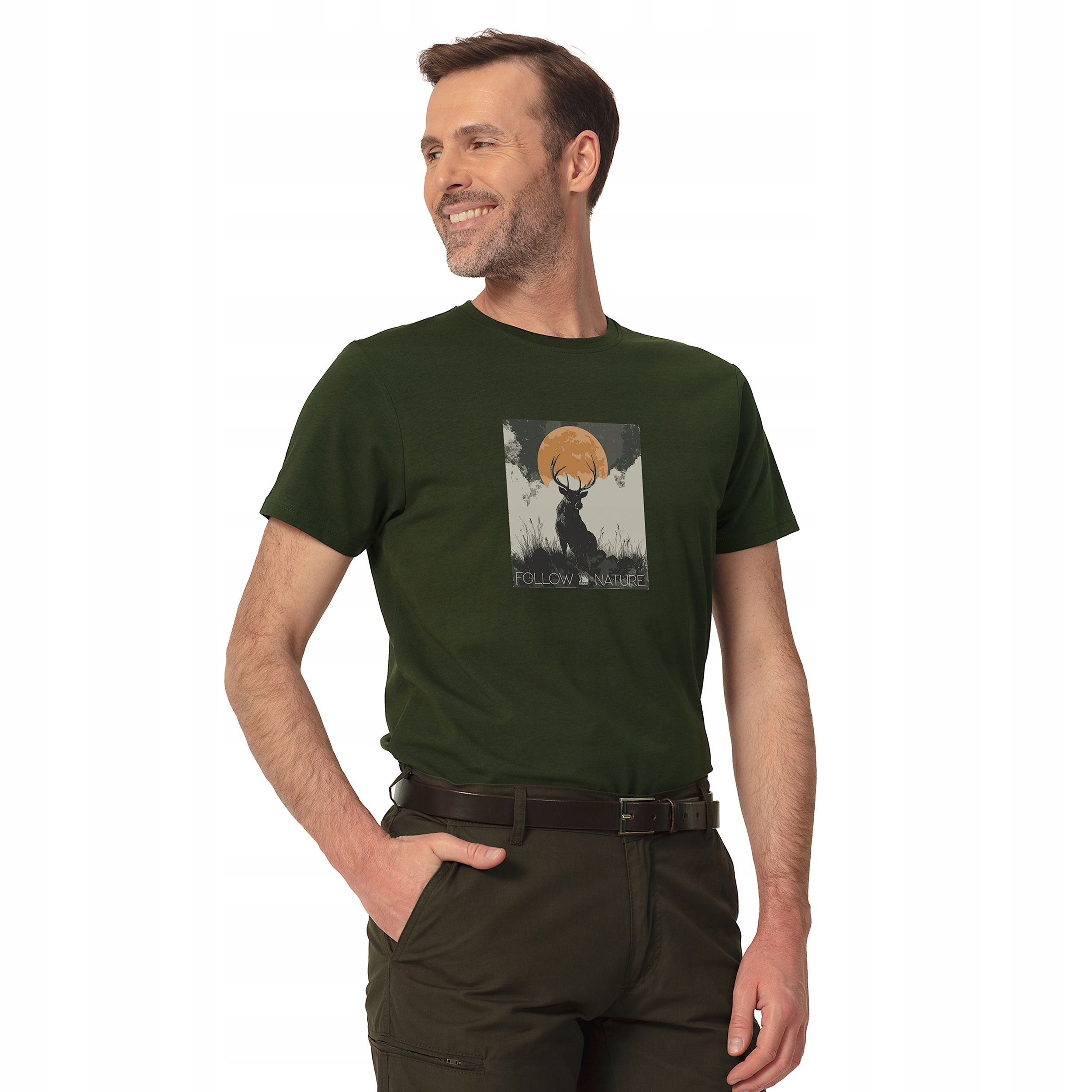 Koszulka męska t-shirt Tagart Fnt Deerant zielona 3XL