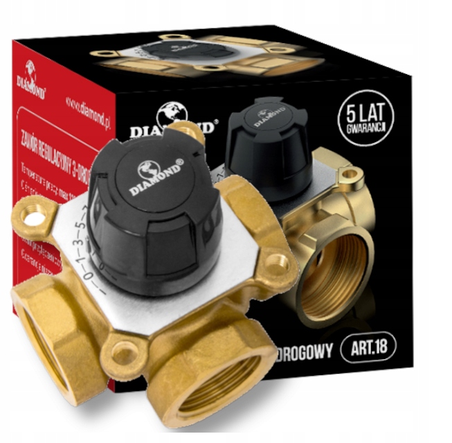 3-CESTNÝ Regulačný Zmiešavací Ventil 2'' DN-50