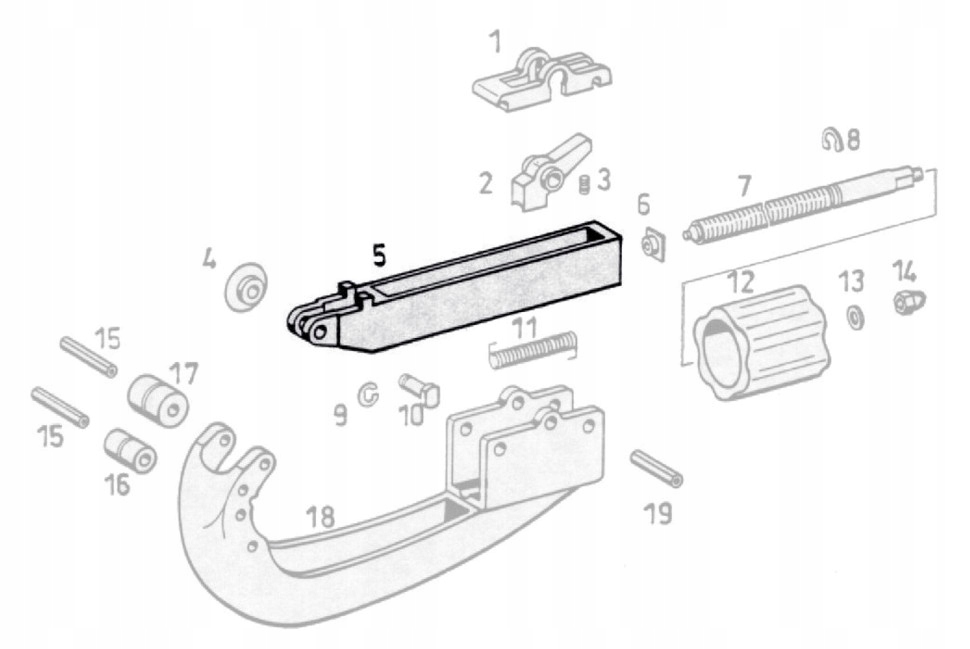 Suwak do obcinaka REMS RAS P 10-63 EAN (GTIN) 4000005451469