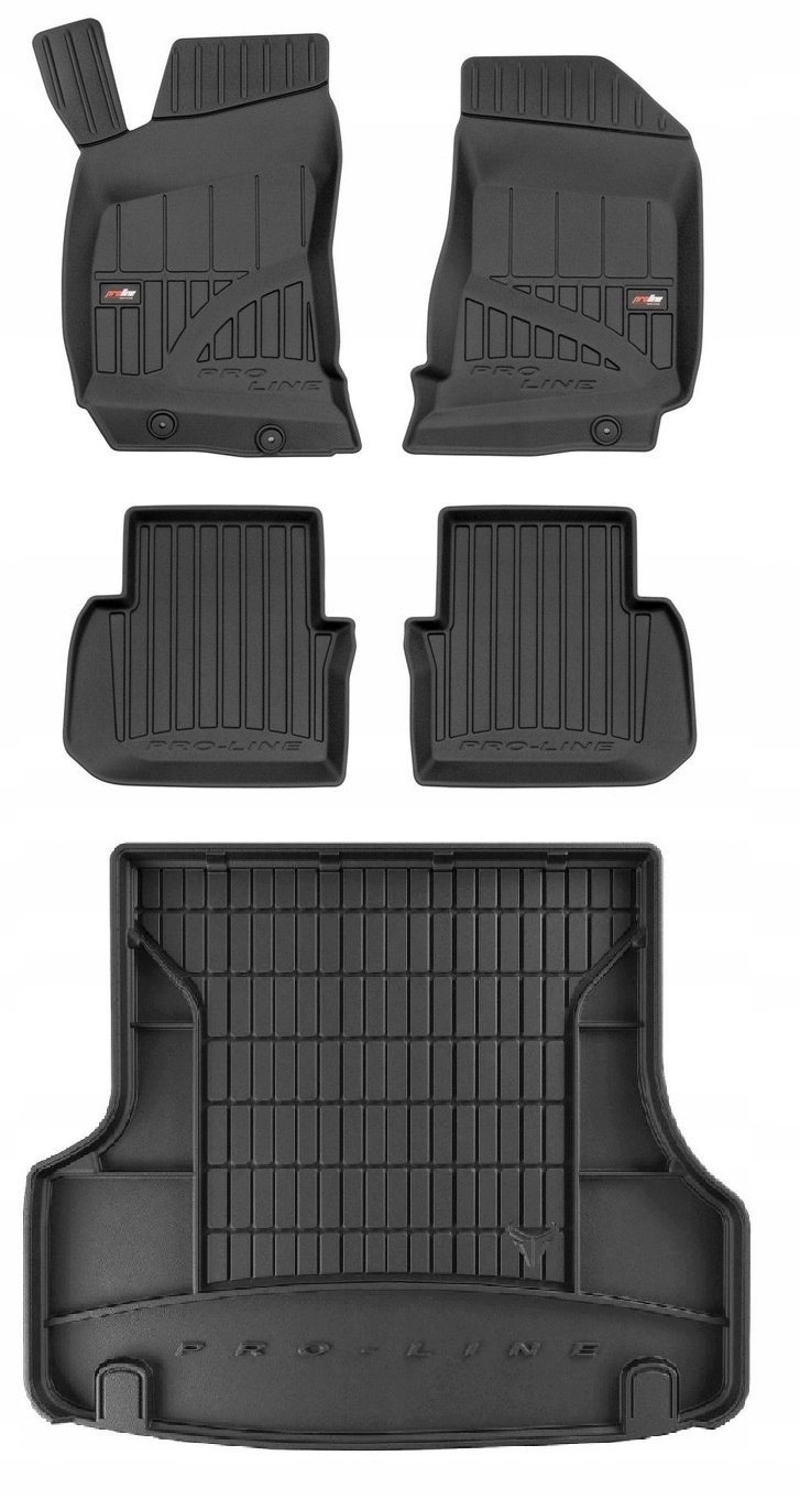 Set 3D gumové rohože Saab 9-5 Kombi 2005-2009