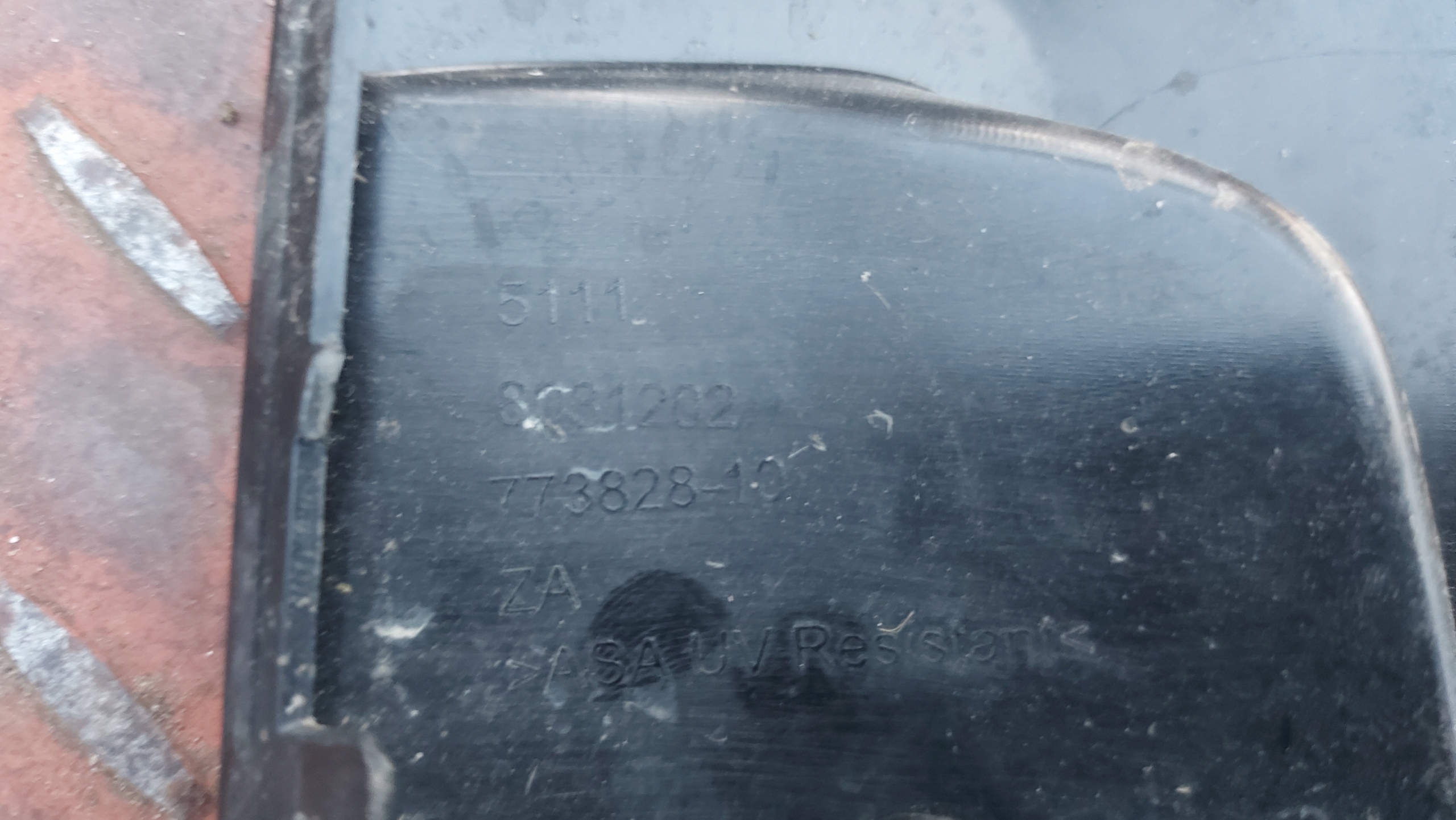 moulding grid of a bumper right right front BMW X3 G01 21