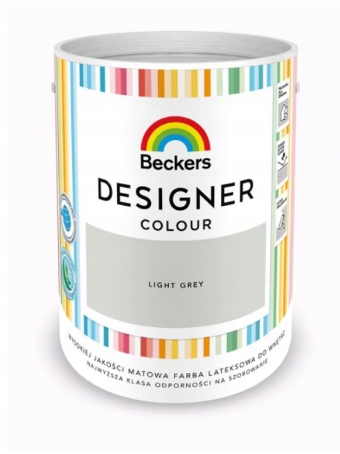Latexová farba Beckers Designer Light Grey 5L