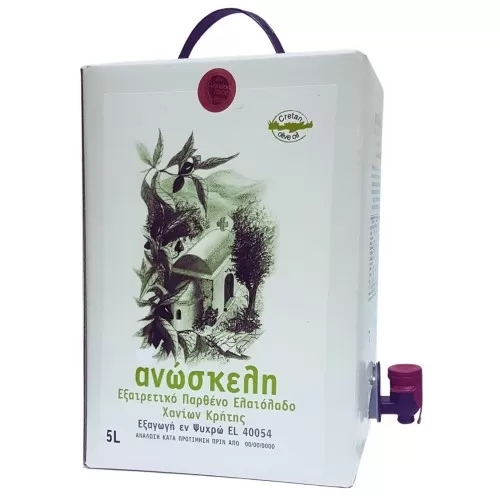 Levně Anoskeli Extra panenský olivový olej P.d.o. Kolymvari Bag in box 3L