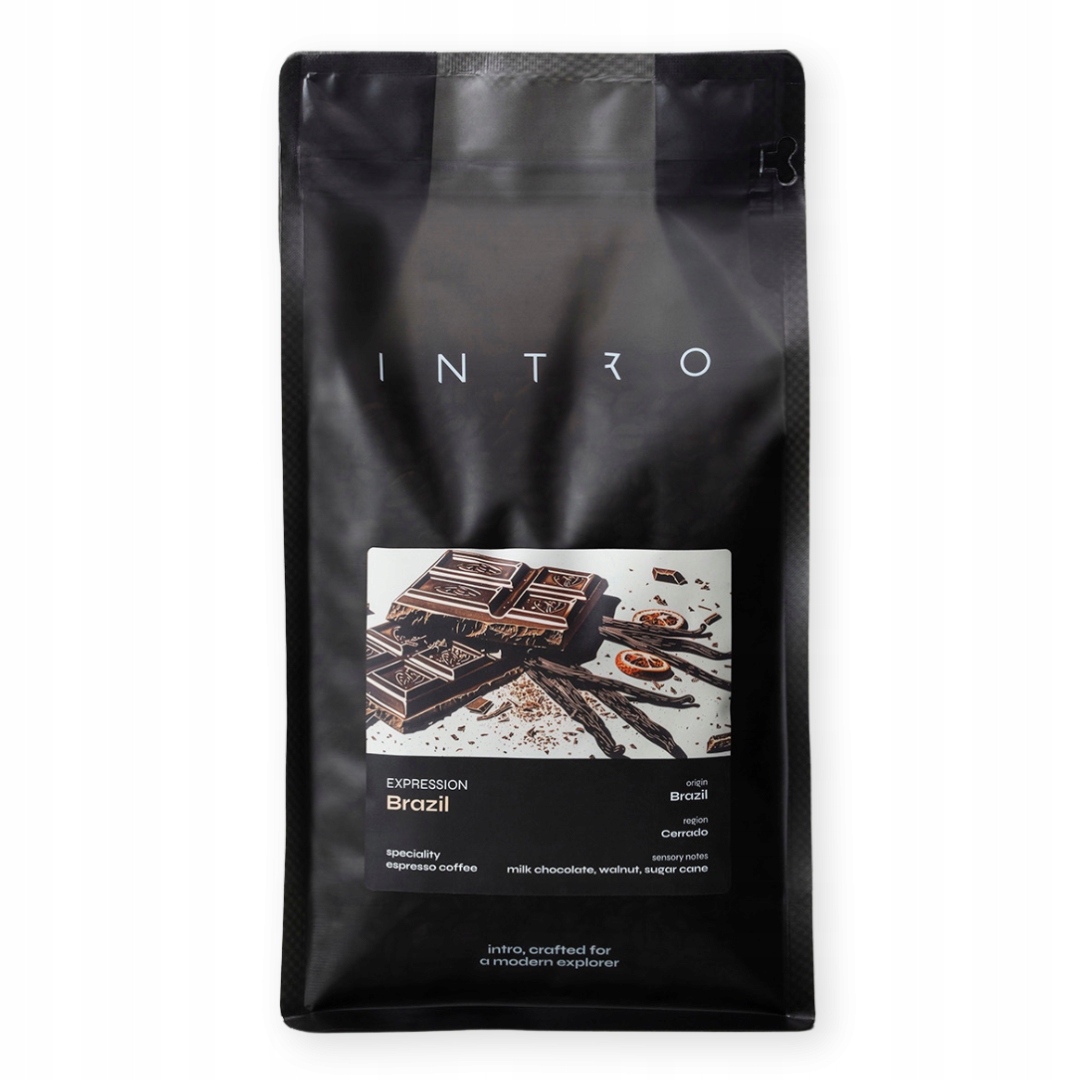 Káva zrnková 1kg Brazílie Cerrado čerstvě pražená, speciality Intro