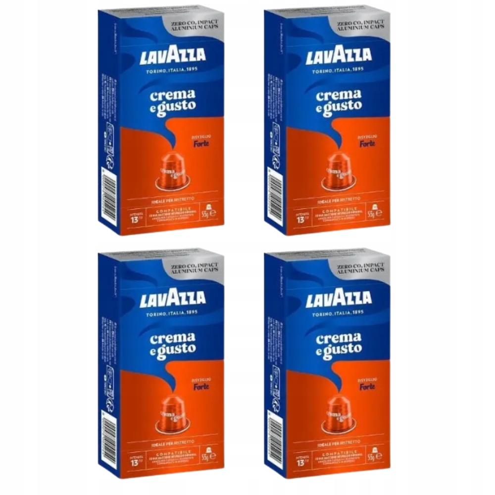 Levně Lavazza Crema e Gusto Forte Nespresso kapsle Sada 4 x 10 Ks