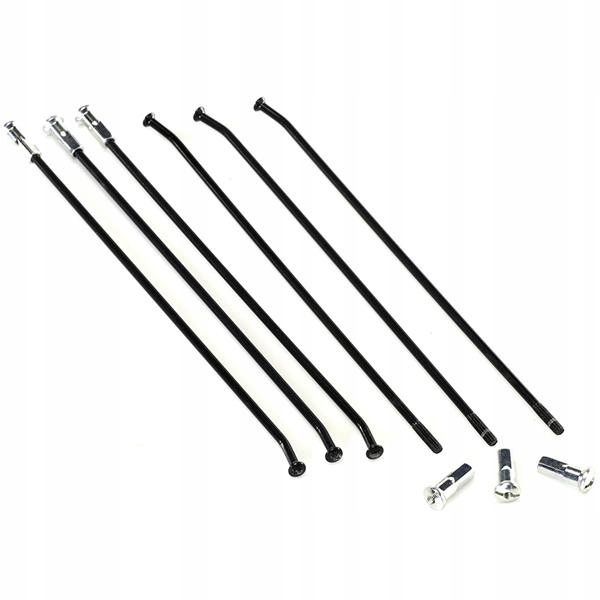 Zestaw szprych z nyplami 21 cali 32 szt. Haan Wheels przód czarny KTM