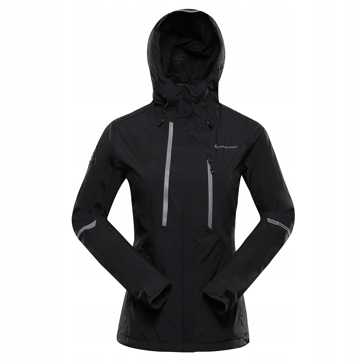 Alpine Pro Damska kurtka turystyczna 10.000 Norema 2 k.czarny r.L