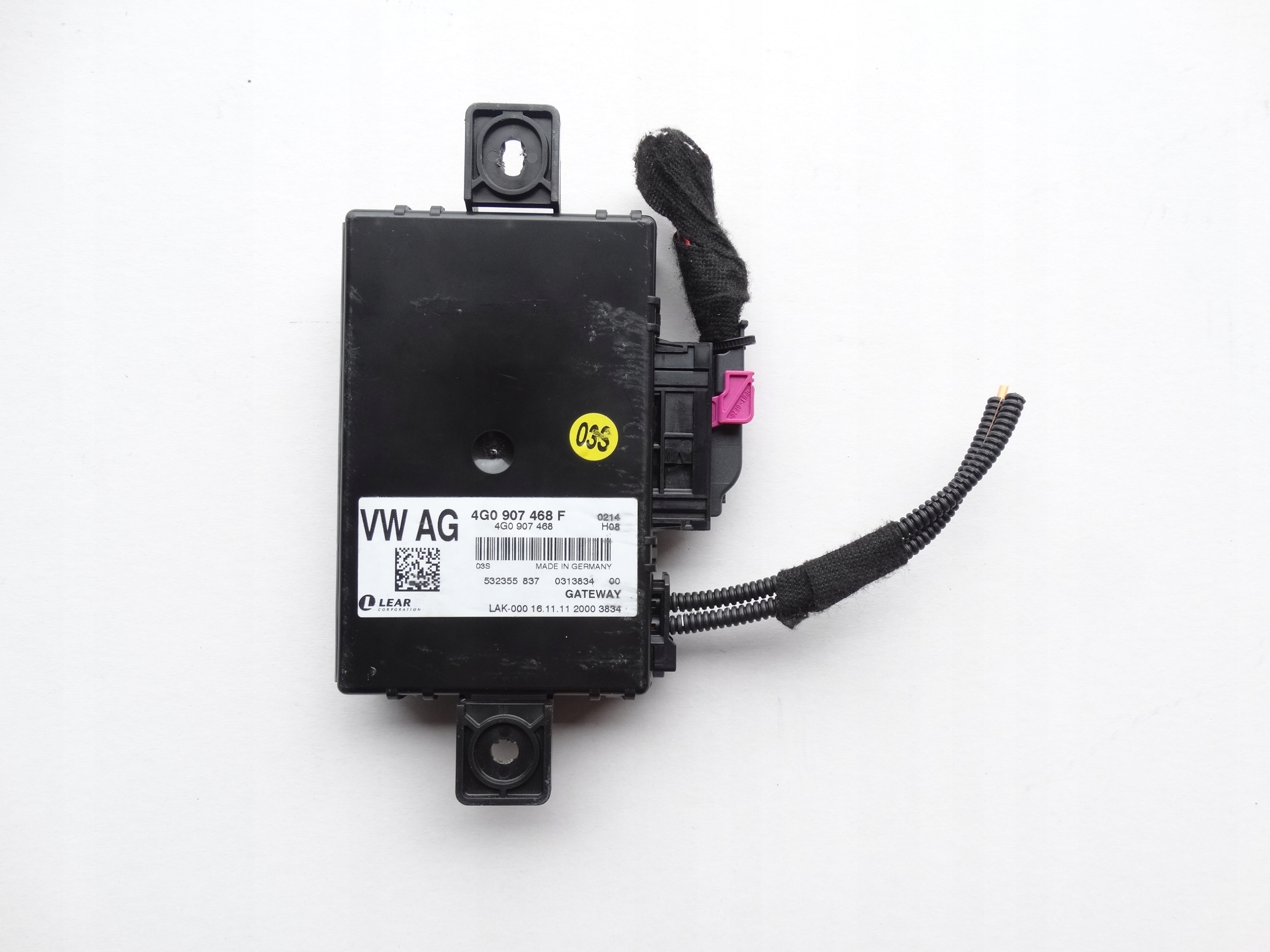 AUDI A6 C7 11-18 module control unit GATEWAY 4G0907468F original ASO