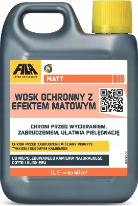 Fila Matt wosk ochronny z efektem naturalnym 1L ochrona do betonu kamienia