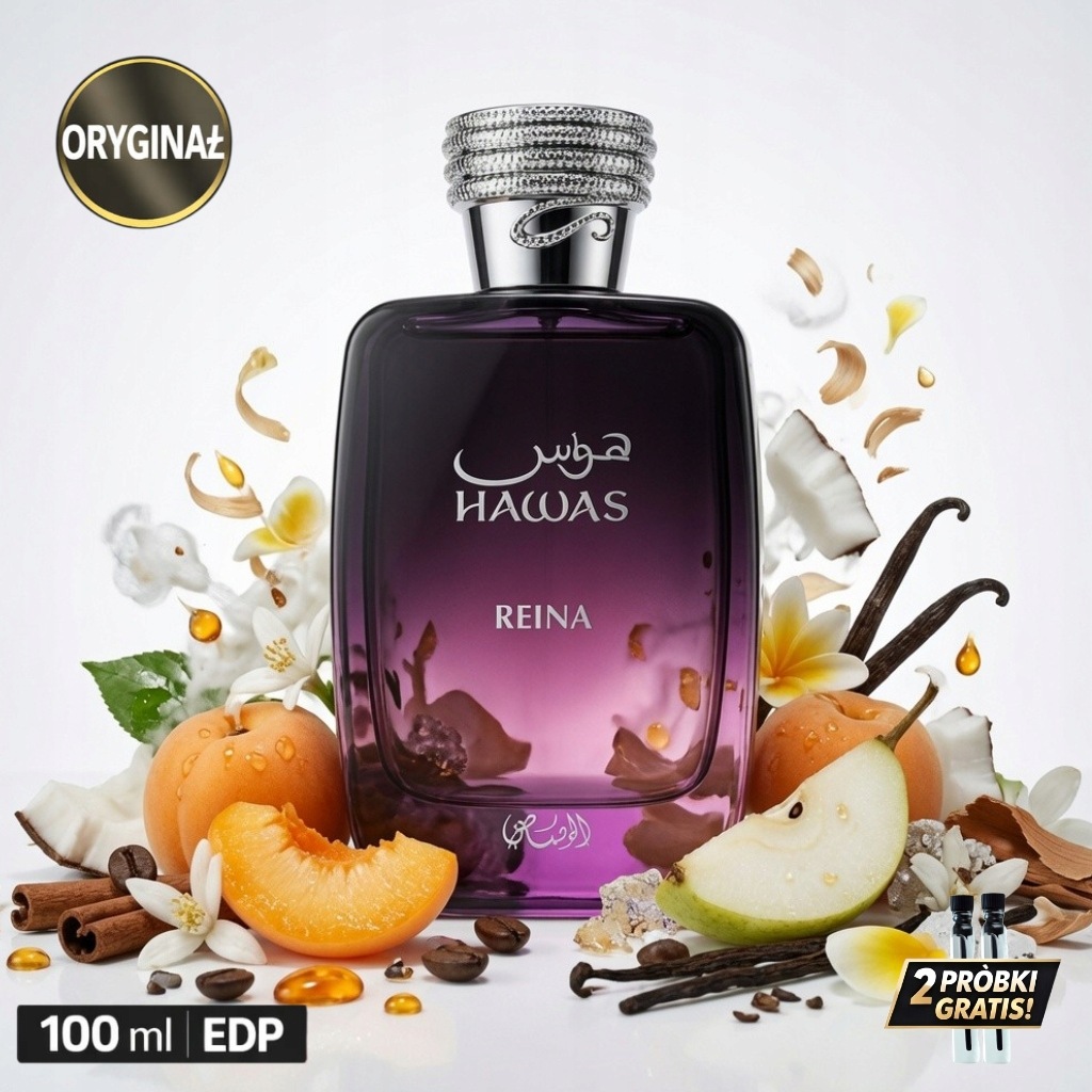 Perfumy Rasasi Hawas Reina 100ml 2 Próbki