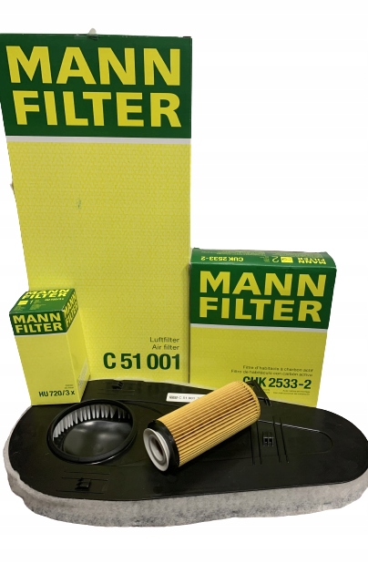 Mann Sada Filtrů Bmw 5 F10 F11 F07 525D 530D